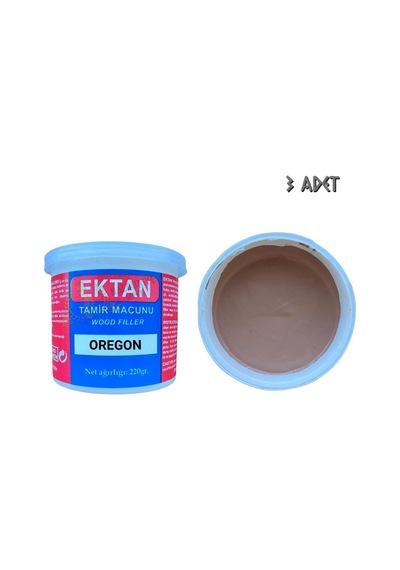 Ektan Masif Ve Ahşap Tamir Macunu Oregon 220 Gr. - 3 Adet Odun