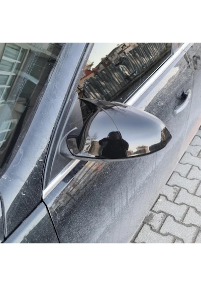 Sts Oto Aksesuar Opel Insignia A 2008-2017 Batman Yarasa Ayna Kapağı Piano Black Abs Plastik (01)