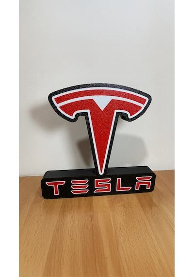 Tesla Dekoratif Aydınlatma Led Gece Lambası Çok Renkli