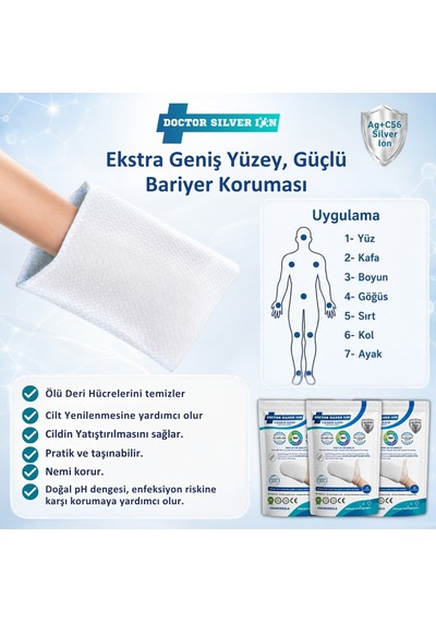 Gümüş iyon & Biyopolimer Kitin Duruluma Gerektirmeyen Kremli Kese