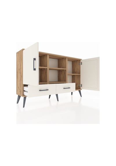 Arges Konsol 5 Raflı 2 Çekmeceli 3 Kapaklı 132x30x83 Çam-aytaşı/aytaşı Aytaşı/aytaşı Arges Konsol 5 Raflı 2 Çekmeceli 3 Kapaklı 132x30x83 Çam-aytaşı/aytaşı Aytaşı/aytaşı