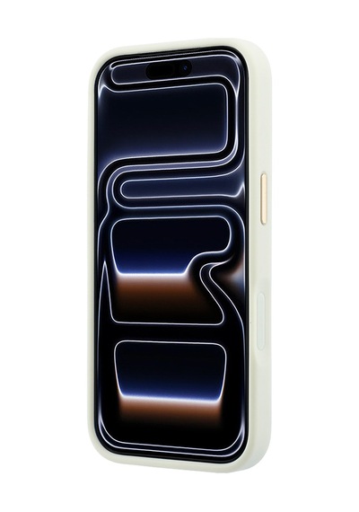 Apple iPhone Uyumlu 18 Pro Max Kılıf Guess Lisanslı M-safeli Klasik Yazı Ve 4g Logolu Pu Deri Peony Kapak Bej