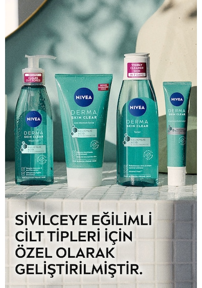 Nivea Derma Skin Clear Tonik 200 Ml 3 Adet