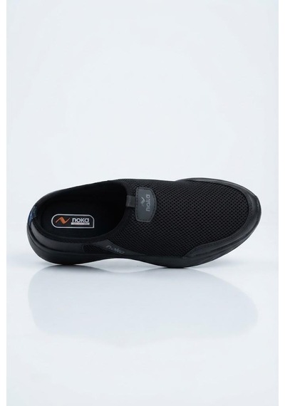 Fort Noka Bert Memory Foam Taban Fileli Anatomik Sabo Erkek Terlik Siyah