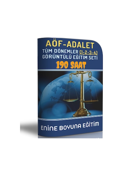 Aöf Adalet Önlisans Usb Eğitim Seti 1-2 Sınıf