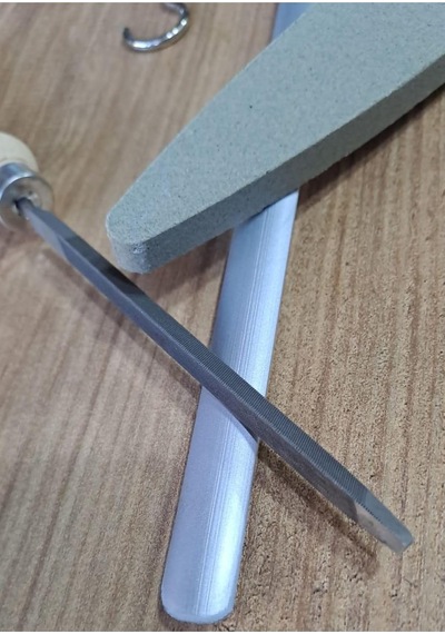 Masat Eğe Bileme Taşı 3lü Set Bıçak Satır Nacak Balta Bileme Seti