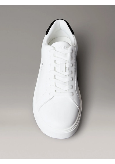 Calvin Klein Jeans Klasik Düz Tabanlı Bağcıklı Deri Erkek Beyaz Sneaker Ym0ym01435-01w Beyaz Calvin Klein Jeans Klasik Düz Tabanlı Bağcıklı Deri Erkek Beyaz Sneaker Ym0ym01435-01w Beyaz