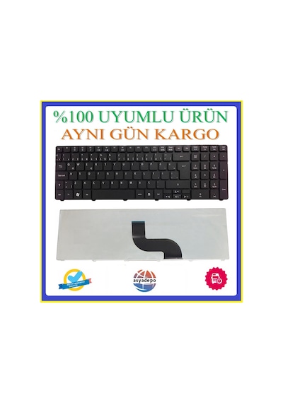 Asya.Depo Gateway Nv59C41U Klavye Siyah Tr