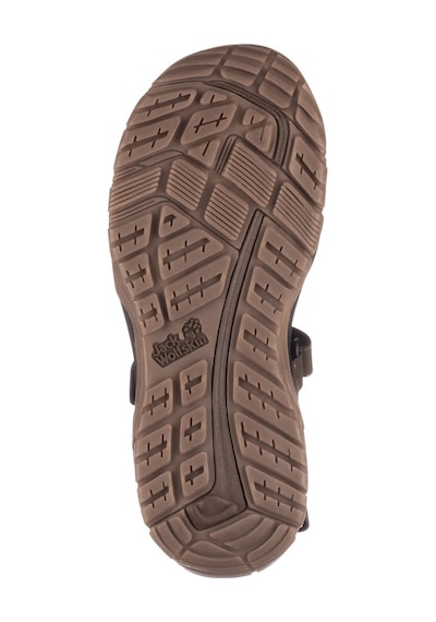 Jack Wolfskin Lakewood Cruıse Erkek Outdoor Sandalet Dark Wood Çok Renkli