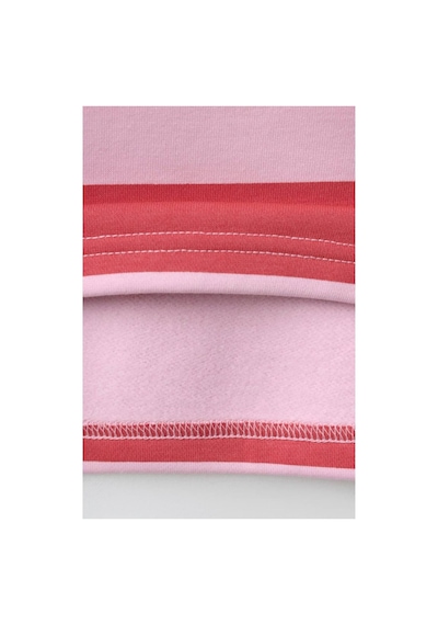 Kız Çocuk Ayıcık Nakışlı Sweatshirt Pembe