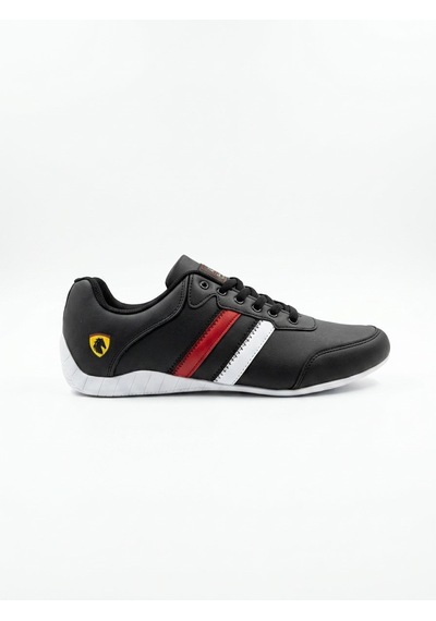 Hayo Erkek İnce Taban Rahat Konforlu Kibar Günlük Sneaker Spor Ayakkabı Siyah - Kırmızı Hayo Erkek İnce Taban Rahat Konforlu Kibar Günlük Sneaker Spor Ayakkabı Siyah - Kırmızı