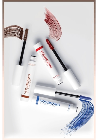 Note Cosmetics Volumizing Color Hacim ve Uzatma Etkili Renkli Tubing Maskara - Kahverengi