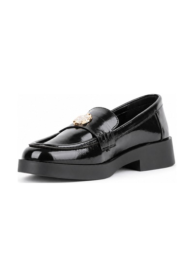 Stato Melina Metal Aksesuarlı Kadın Loafer Siyah