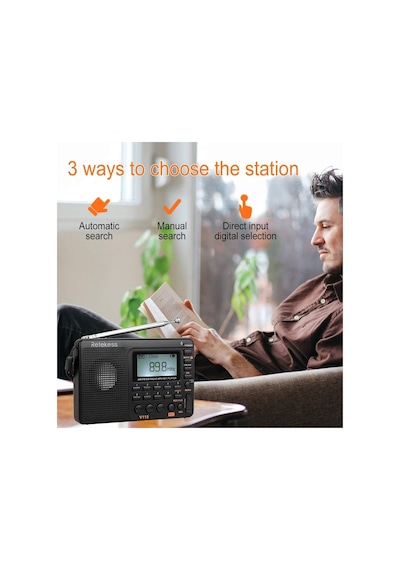 Retekess V115 Kısa Dalga Radyo Am Fm Radyo