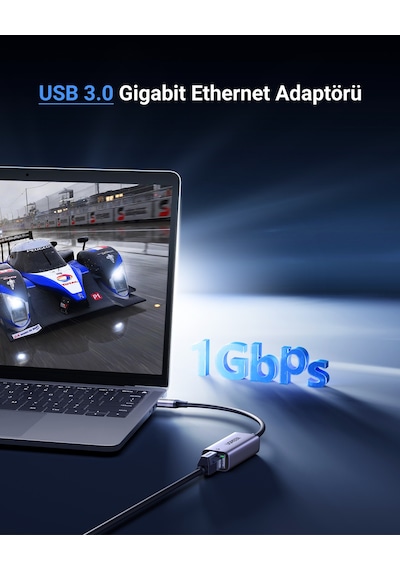 Ugreen Usb-a To Ethernet Rj45 Dnüştürücü Adaptör, 50922