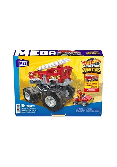 Mega Hot Wheels Hw 5 Alarm Monster Truck İtfaiye Aracı
