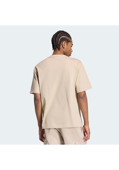 Adidas Trefoil Essentials Erkek Bej Tişört Ia7548 Krem