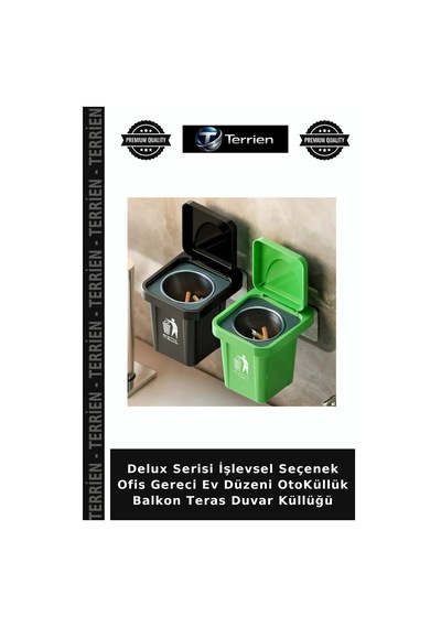 Delux Serisi İşlevsel Seçenek Ofis Gereci Ev Düzeni Otoküllük Balkon Teras Duvar Küllüğü Çok Renkli