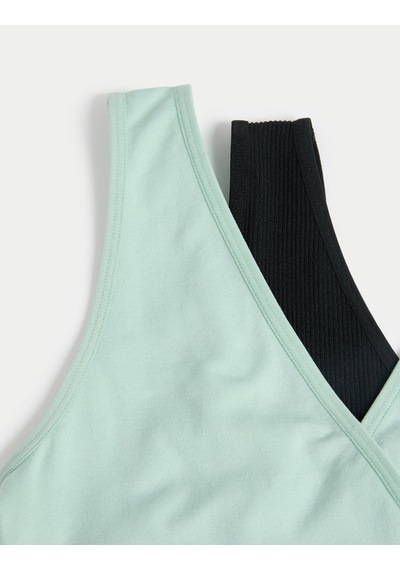Marks & Spencer 2'li Balensiz Emzirme Sütyeni Seti T33000719 Yeşil