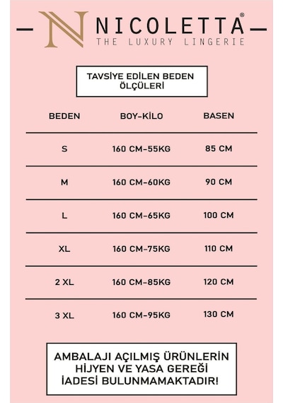 Nicoletta Yüksek Bel Kadın Külot 5'li - Çok Renkli