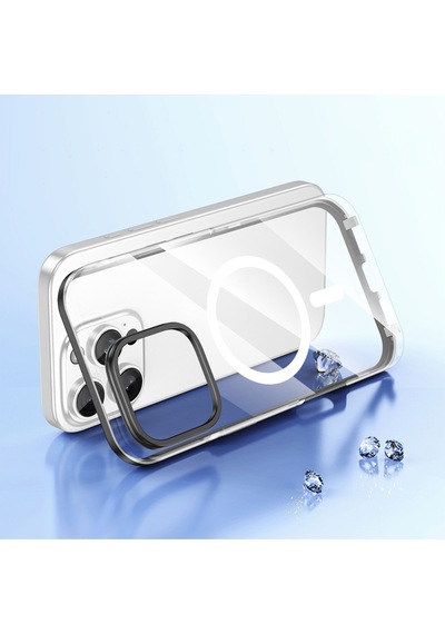 Apple İphone 16 Pro Kılıf Magsafe Şarj Özellikli Çıkarılabilir Arka Yüzeyli Kapak