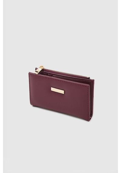 Shule Bags Aster Yumuşak Dokulu Kadın Cüzdan Bordo