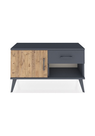 Arges Şifonyer Tek Raflı Tek Çekmeceli Tek Kapaklı 88x30x48 Antrasit-çam/antrasit Çam/antrasit Arges Şifonyer Tek Raflı Tek Çekmeceli Tek Kapaklı 88x30x48 Antrasit-çam/antrasit Çam/antrasit