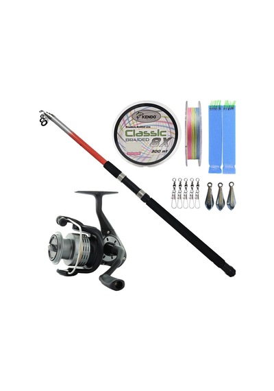 Yekoutdoor Deniz&göl Olta Seti Kendo Elbe 3.50m 70-150gr Olta Kamışı&okuma Revenger Rv-65 Fd Olta Makinesi