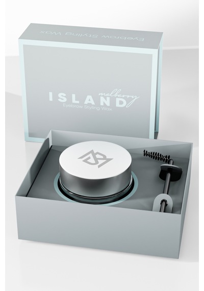 Island Kaş Şekillendirici-sabitleyici Wax Gri