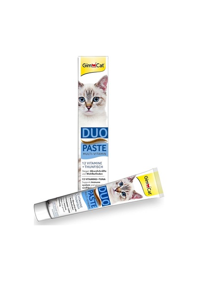 Multi-vitamin Duo Paste Tuna Kediler İçin Tamamlayıcı Mama + 12 Vitaminli 50 G