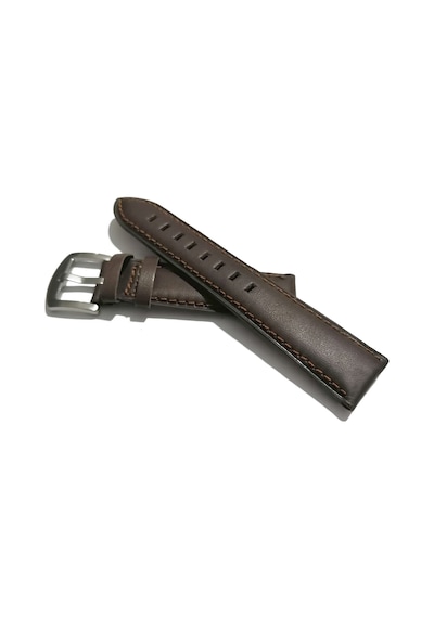 Fado & Her Saate Uyumlu Hakiki Deri Saat Kordonu Düz Kahverengi 22 Mm 465 Kahverengi
