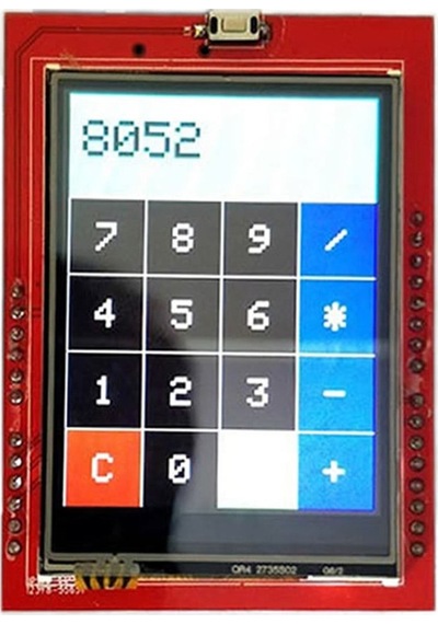 2.4 Inch 320x240 Tft Lcd Shield Resiztif Dokunmatik Microsd Soket Reset Butonu 18bit 262k Renk