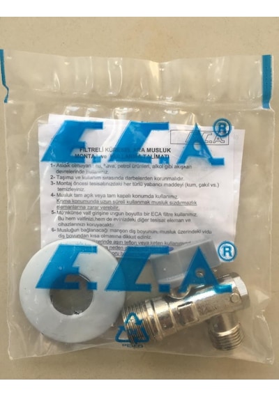 10 Adet Eca Filtreli Ara Taharet Musluk 602111043 Krom