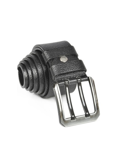 Deepsea Erkek Siyah Çift Dilli %100 Hakiki Deri 4,5 Cm Spor Kemer 2402614 False