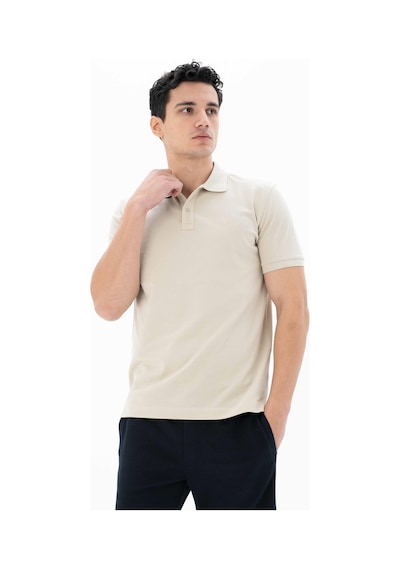 AR-MA Arma Erkek %95 Pamuk Polo Yaka Regular Fit T-shirt Y25374302501 Bej