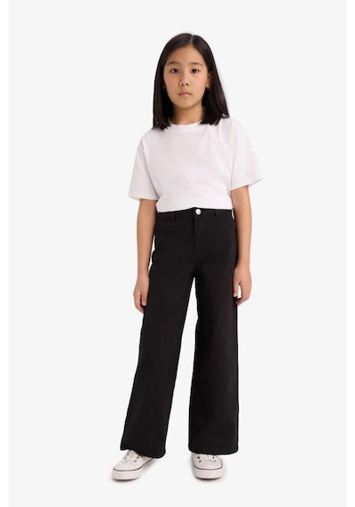 Defacto Kız Çocuk Wide Leg Geniş Paça Pamuklu Okul Pantolonu E6188a825aubk27 Siyah Defacto Kız Çocuk Wide Leg Geniş Paça Pamuklu Okul Pantolonu E6188a825aubk27 Siyah