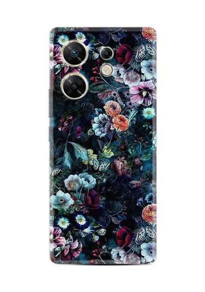 Infınıx Zero 30 4g Kılıf Desenli Silikon Great Flowers 1304