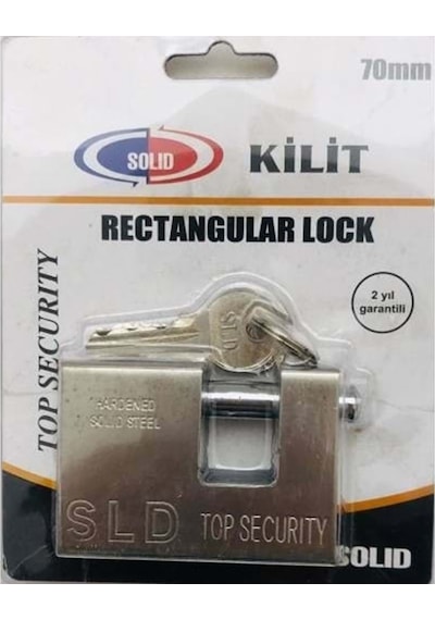 Solid 70mm Yassı Kilit
