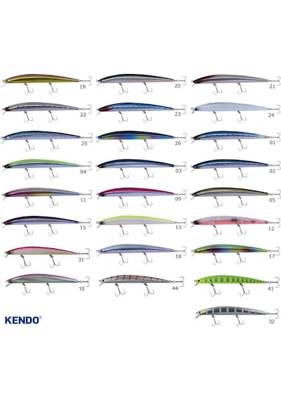 Kendo Seabass Minnow 170 26.8Gr. Floating Suni Yem No:44