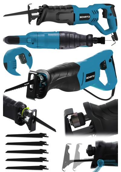 Schatz 750w Bakır Sargılı Devir Ayarlı Tilki Kuyruğu Testere Makinesi Sc5454m