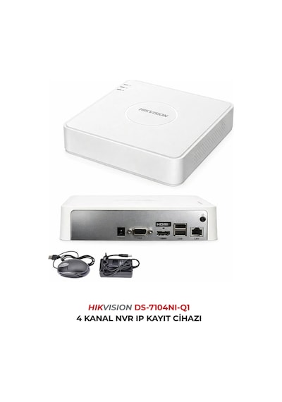 Ds-7104nı-q1 4 Kanal Ip Kamera Kayıt Cihazı H.265+ Nvr
