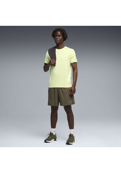 Puma Essentıals Heather Cat Erkek T-shirt 525920-38 Sarı