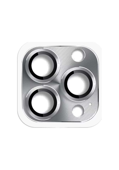 İphone 16 Pro Max Pers Alüminyum Kamera Lens - Gri Diğer