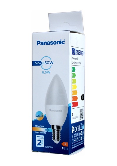 E14 Mum Ampul 6.5w 6500k Beyaz Işık 50w Güçlü Aydınlık Tasarruflu Led