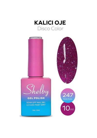 Shelby 10 Ml. A247 Disko Kalıcı Oje