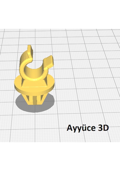 Ayyüce 3d, Octavia Mk1 Kaput Çubuğu Klipsi
