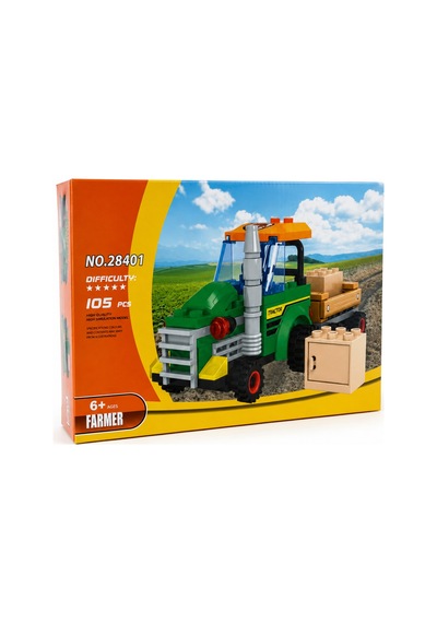 28401 Çiftçi Set 105 Parça Mini Yeşil