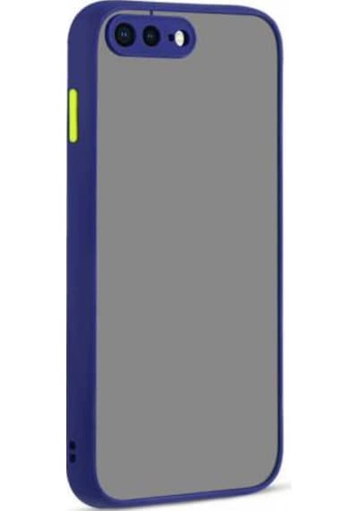 Apple Uyumlu iPhone 7 Plus Kılıf Zore Hux Düğme Ve Kapak Zıt Renk Kılıf