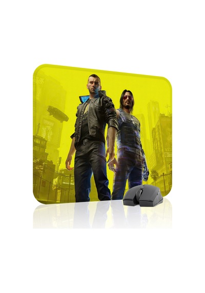 Cyberpunk 2077 Kaymaz Dikişli Kauçuk Oyuncu Mousepad V1 - 48x40 Xl Gaming Mouse Pad Fare Altlığı