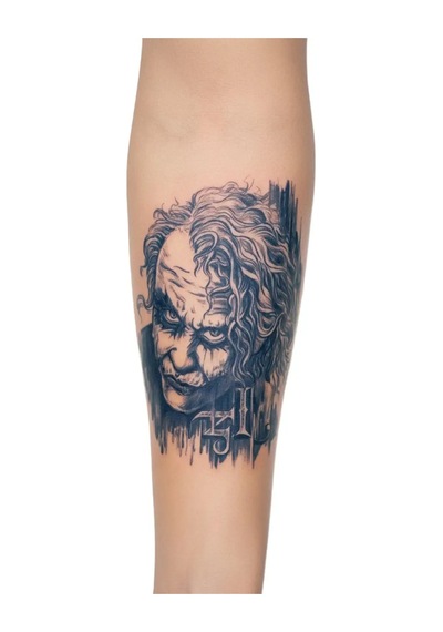 Joker 1 Ay Kalıcı Geçici Dövme Yapıştırma Dövme